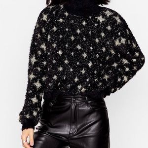 Nasty Gal Sparkle Turtleneck (NWT)